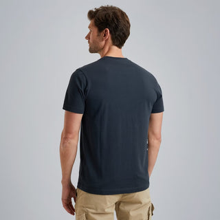 PME LEGEND Rundhals Shirt - Midnight Harbor Blue - PTSS2503594-5281