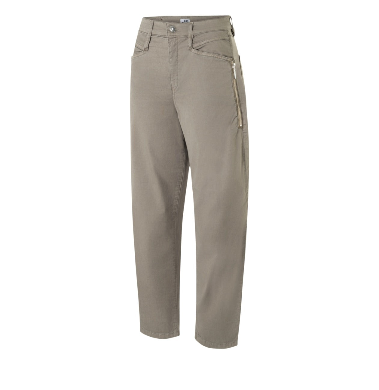 MAC BORA Paperbag-Stoffhose - Driftwood Sage - 3141-00-0434L-662A von MAC