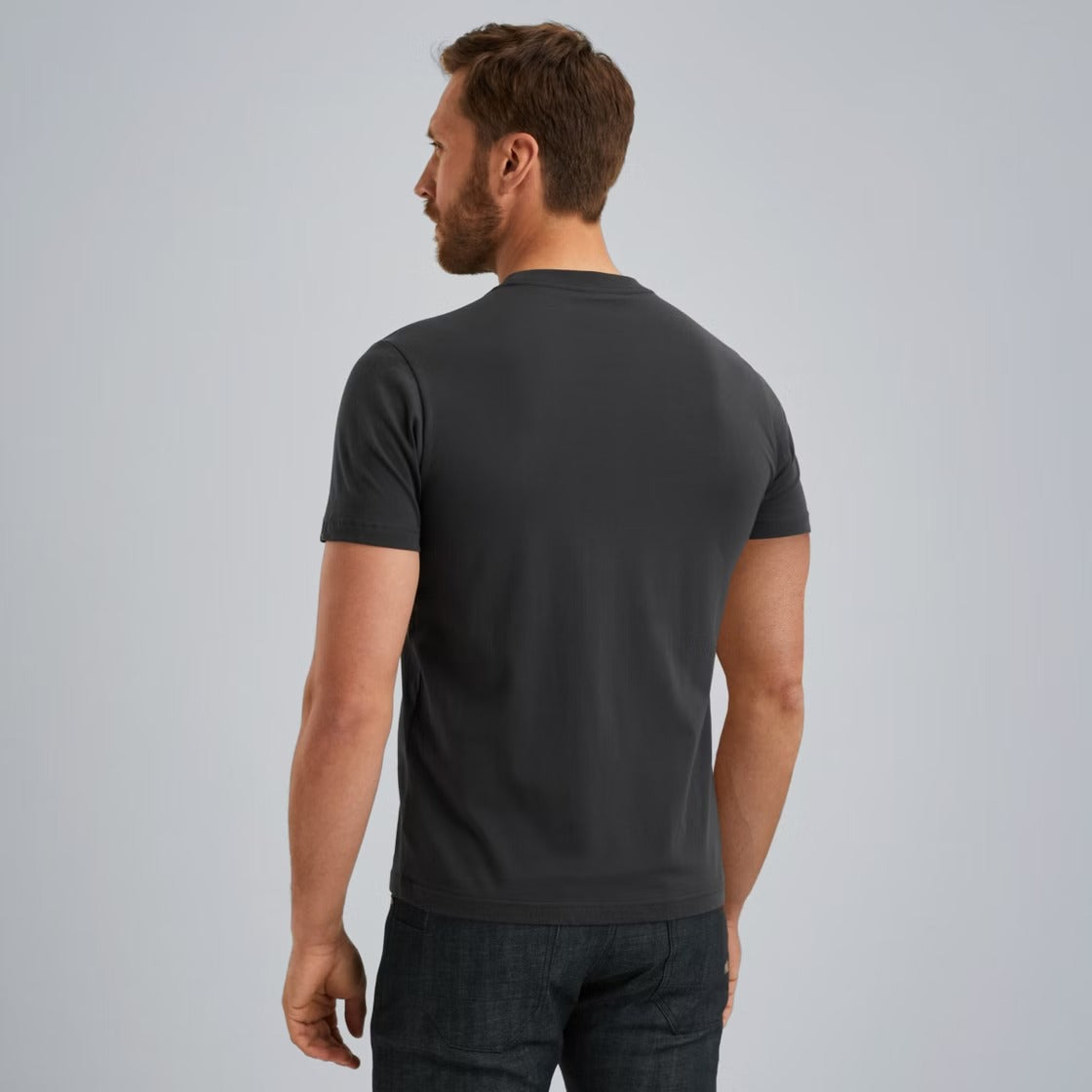 PME LEGEND Nightflight T-Shirt - Charcoal Mist Grey - PTSS2508573-5109 von PME Legend