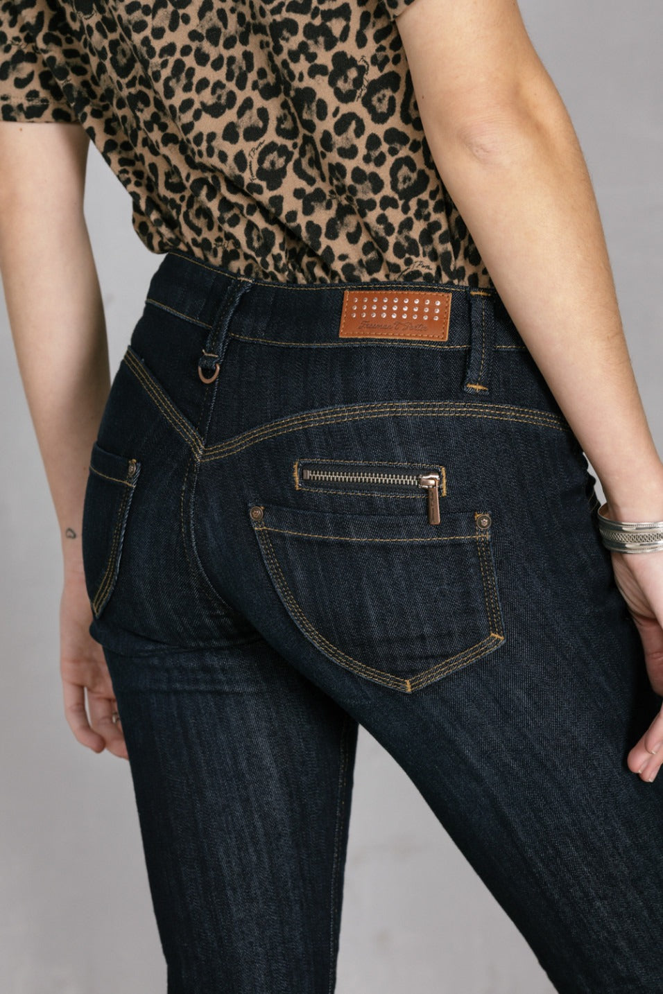 FREEMAN T. PORTER Alexa Slim SDM Jeans - Eclipse Honey Blue - 25638 563.F0168