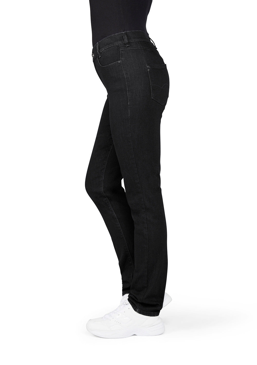 ATELIER GARDEUR Inga Straight-Jeans - Obsidian Black - INGA-0-670771-799