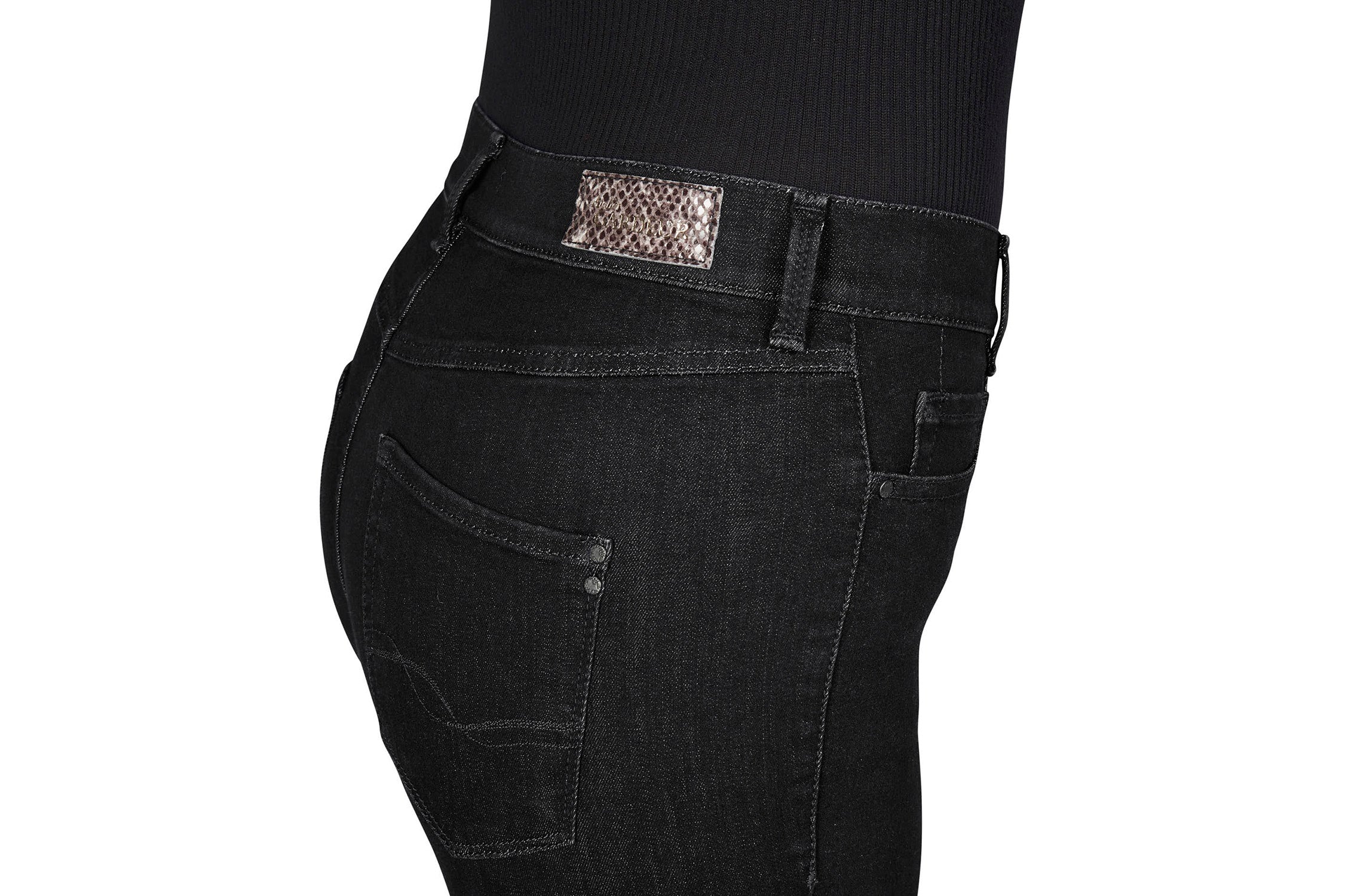 ATELIER GARDEUR Inga Straight-Jeans - Obsidian Black - INGA-0-670771-799 von Atelier Gardeur