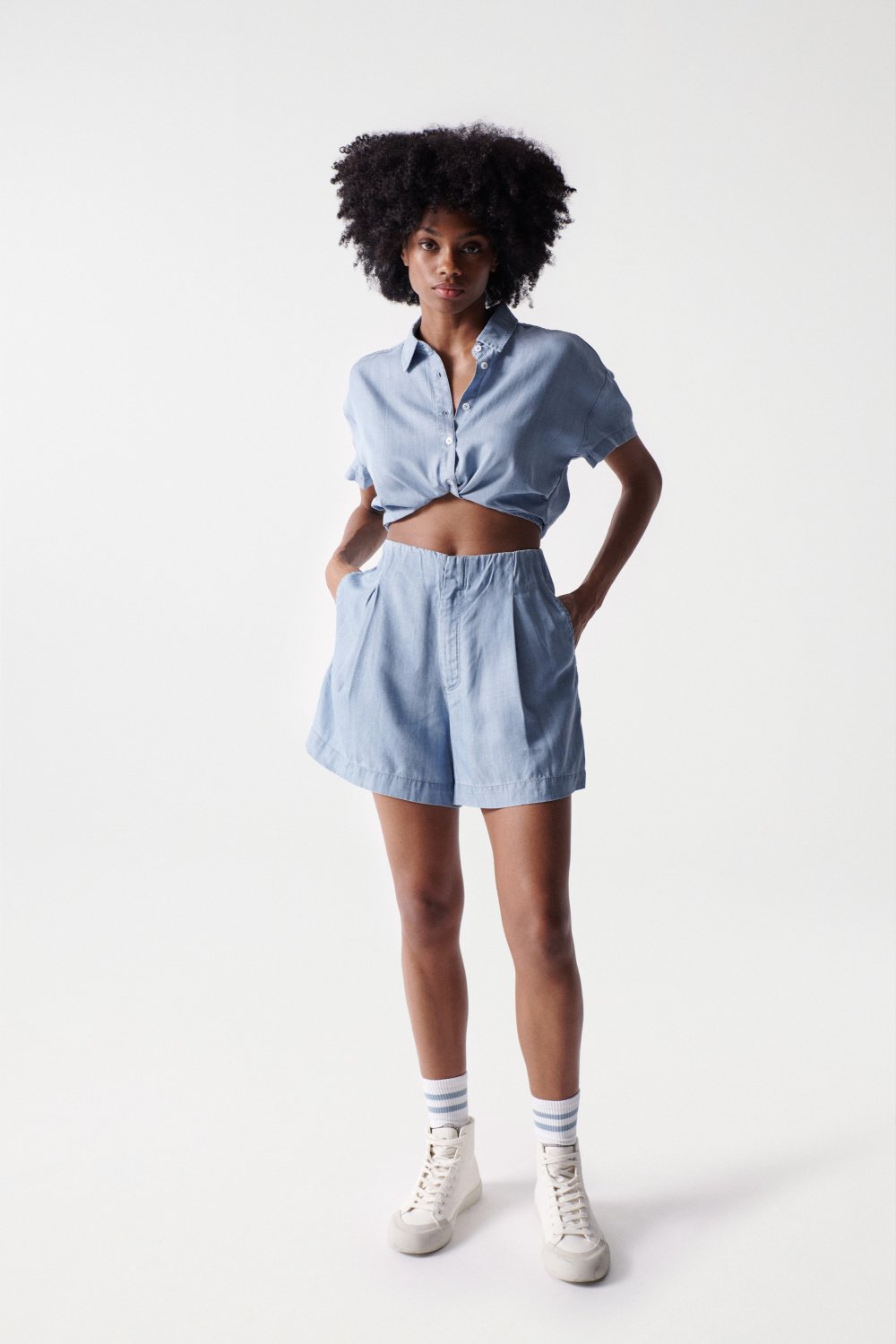 SALSA Shorts - Sky Harbor Blue - 21005942.0851