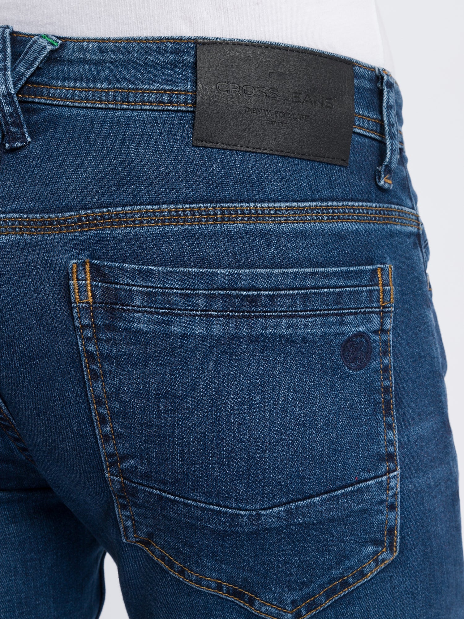 CROSS JEANS JIMI Five Pocket - Deep Harbor Blue - F163-046 von Cross Jeans