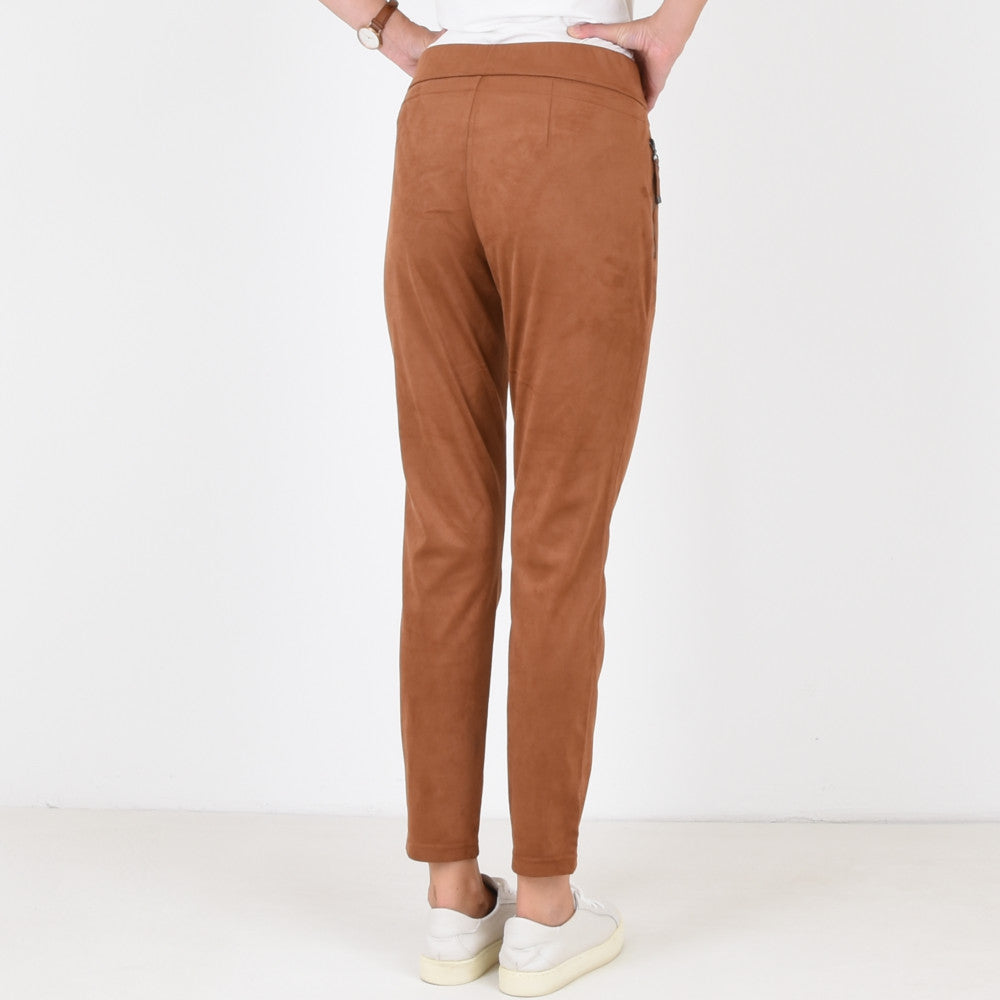 BUENA VISTA Jogg Pants - Amber Suede Brown - 2209 B5798 9247.4765