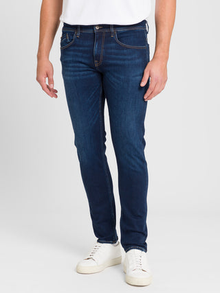 CROSS JEANS JIMI Jogging-Jeans - Midnight Crincle Denim - E197-032