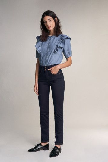 SALSA Secret Push In Slim Fit Jeans - Midnight Eclipse - 122722.8505 21001381 von Salsa