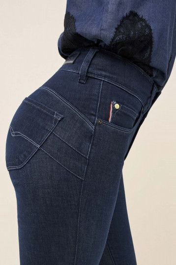Jean Salsa Secret Push Skinny bleu roi foncé 123538.8505 - DENIM2GO von Salsa