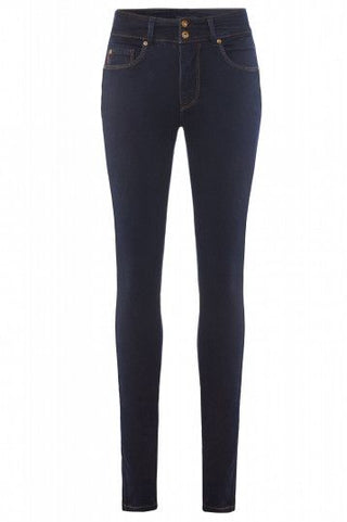 Jean Salsa Secret Plus Push-in Skinny bleu foncé 122723.8505