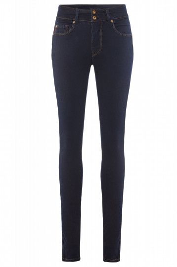 SALSA SECRET PUSH IN Skinny Jeans - Midnight Indigo Blue - 122723.8505