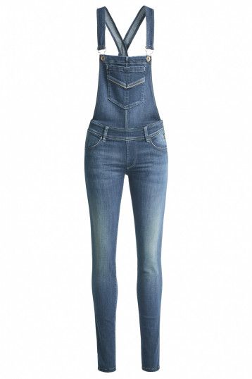 SALSA Wonder Push Up Latzhose - Coastal Mirage Blue - 125524.8503