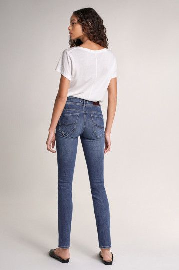SALSA SECRET PUSH IN Slim-Jeans - Blue Smoke Wash - 123891.8503 von Salsa