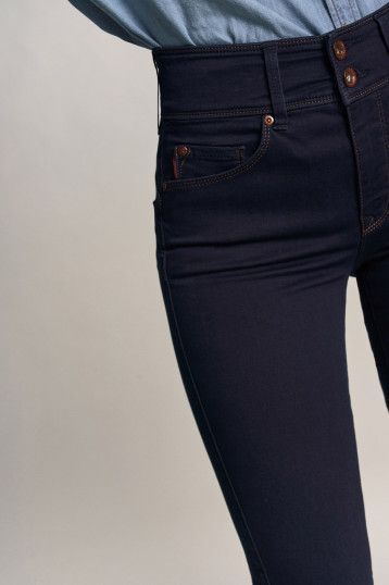 SALSA Secret Push In Bootcut - Midnight Ink Navy - 122721.8505
