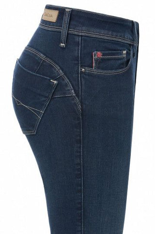 SALSA WONDER PUSH UP Skinny Jeans - Deep Indigo Sunset - 125294.8502
