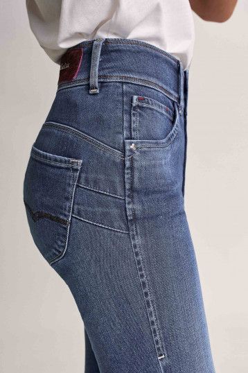 SALSA SECRET PUSH IN Slim-Jeans - Blue Smoke Wash - 123891.8503 von Salsa