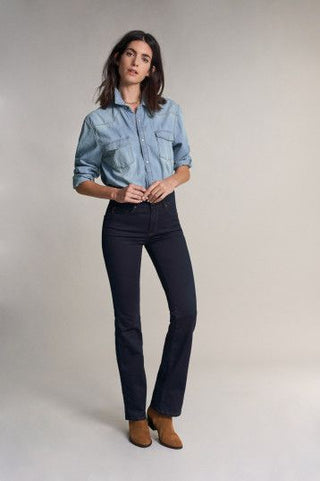 SALSA Secret Push In Bootcut - Midnight Ink Navy - 122721.8505