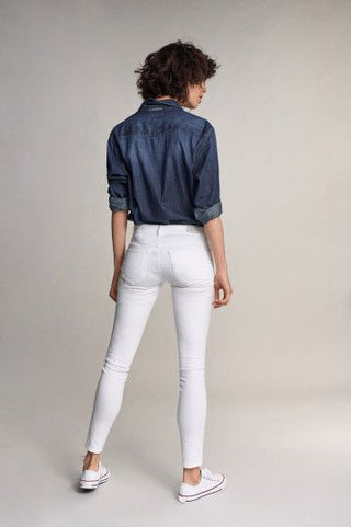 SALSA Colette Essential Jeanshose - Arctic Linen White - 119120.0001