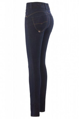 Jean Salsa Secret Plus Push-in Skinny bleu foncé 122723.8505