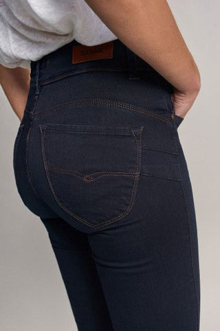 Jean Salsa Secret Plus Push-in Skinny bleu foncé 122723.8505