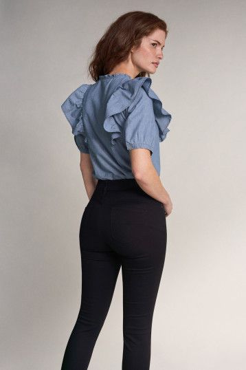 SALSA JEANS SECRET GLAMOR PUSH IN CAPRI black 122564.0000 21001300 von Salsa