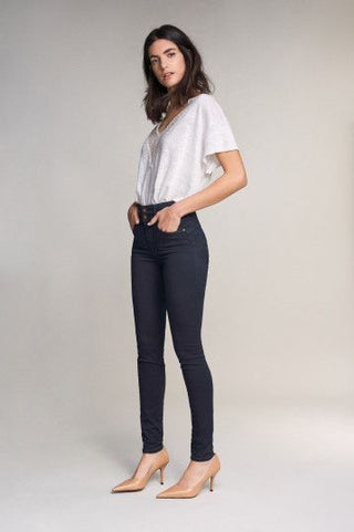 Jean Salsa Secret Plus Push-in Skinny bleu foncé 122723.8505