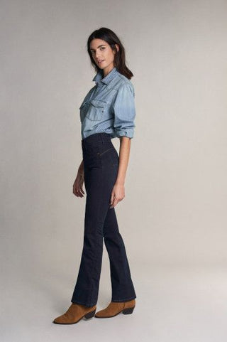 SALSA Secret Push In Bootcut - Midnight Ink Navy - 122721.8505