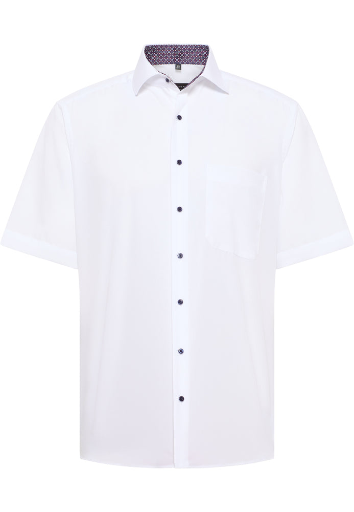 ETERNA COMFORT FIT Kurzarm Hemd - Ivory Sky - 1300-00-K149