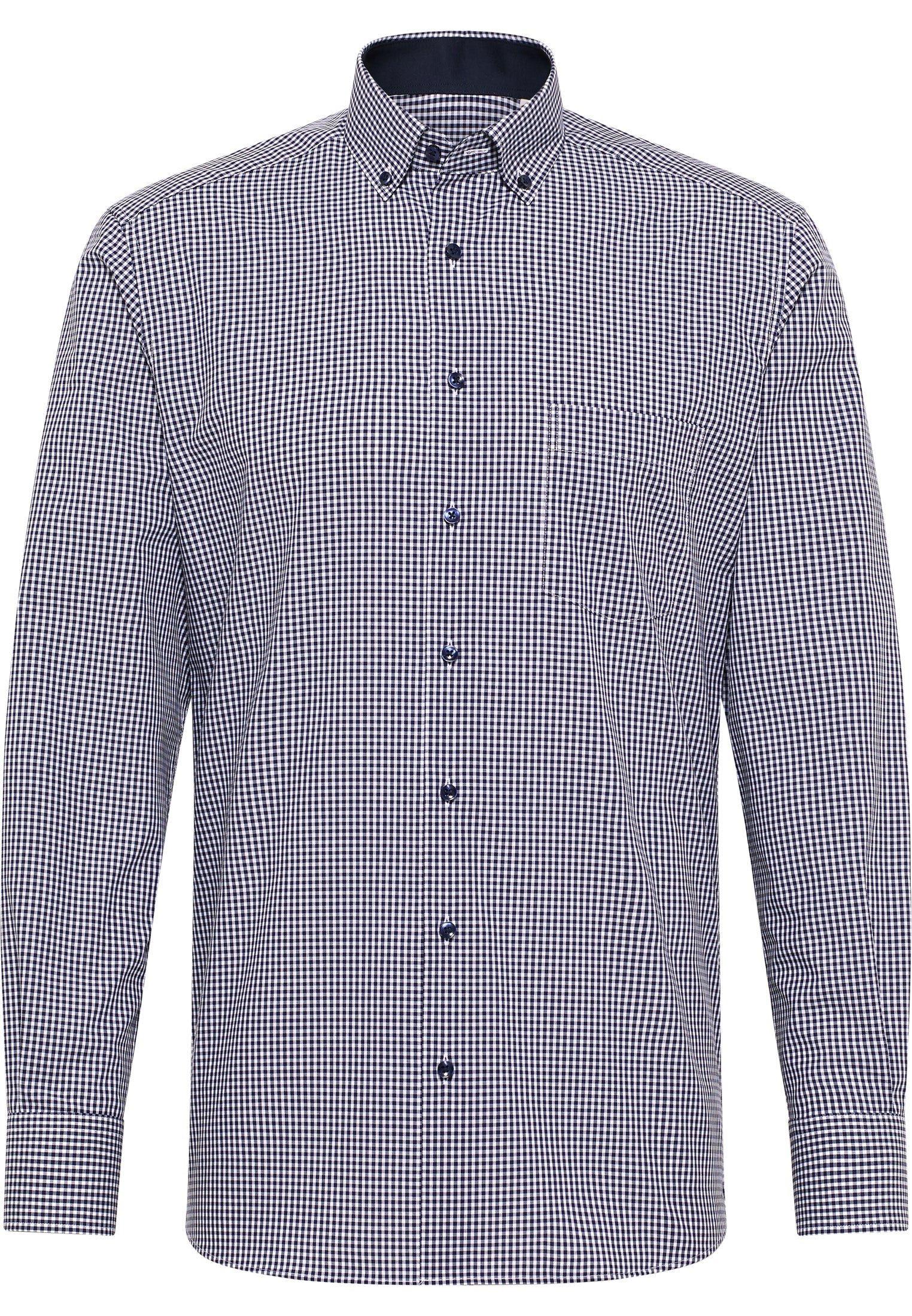 ETERNA MODERN FIT Hemd - Midnight Gingham - 8913-16-X146
