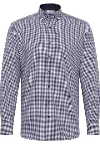 ETERNA MODERN FIT Hemd - Midnight Gingham - 8913-16-X146