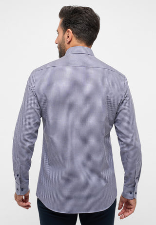 ETERNA MODERN FIT Hemd - Midnight Gingham - 8913-16-X146