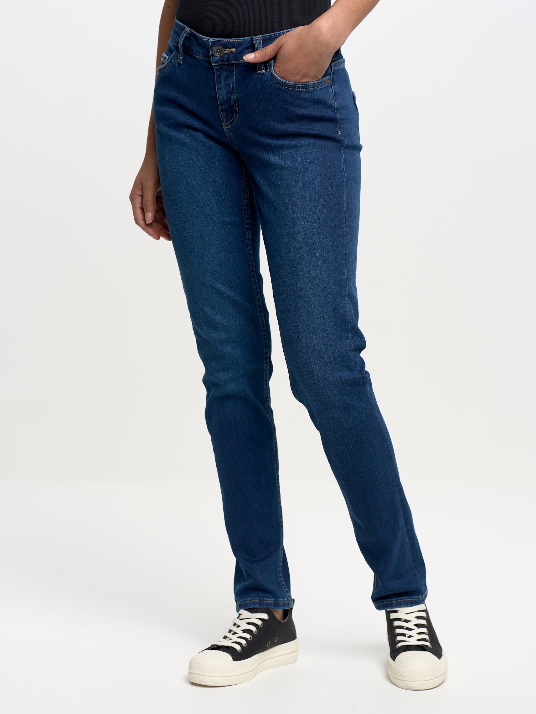 BIG STAR KATRINA Slim Fit Jeans - Deep Cobalt Wash - 115514359.359