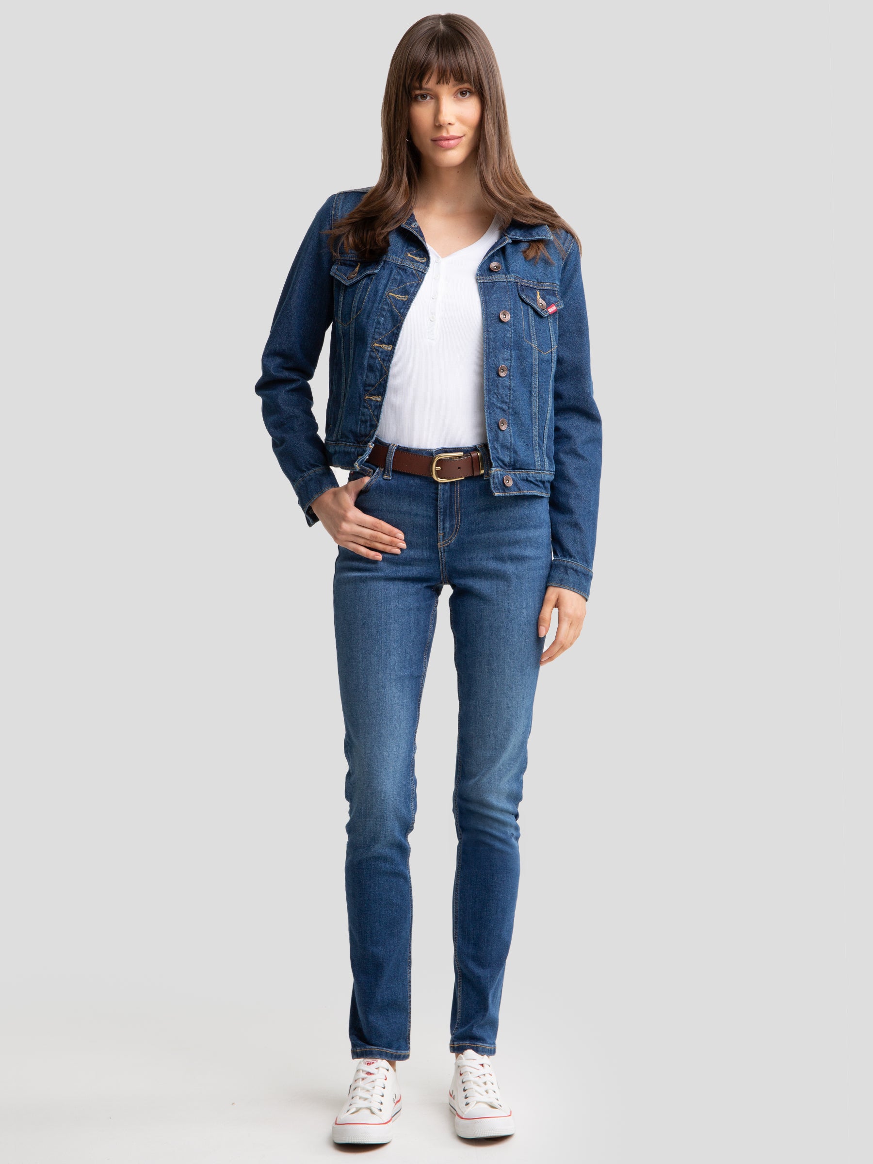 BIG STAR Katrina - Jet Blue Denim - 190009470.470 von BIG STAR