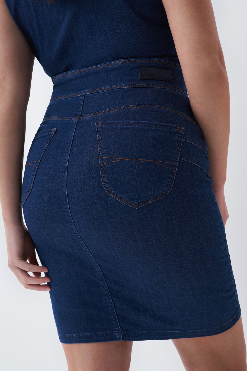 SALSA SECRET PUSH IN Jeanskleid - Midnight Harbor Blue - 126697.8505 von Salsa
