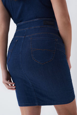 SALSA SECRET PUSH IN Jeanskleid - Midnight Harbor Blue - 126697.8505