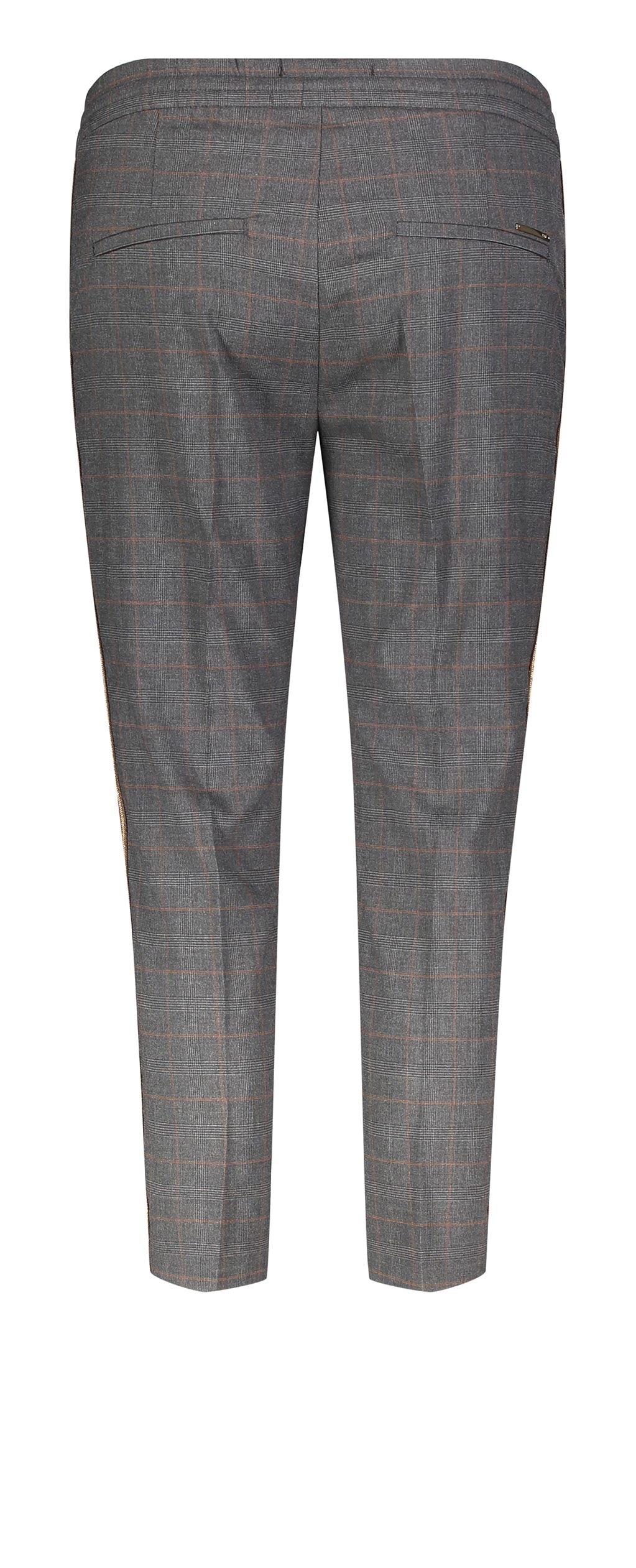 MAC EASY Jogpants - Ember Slate Check - 2119-02-0448L-081K