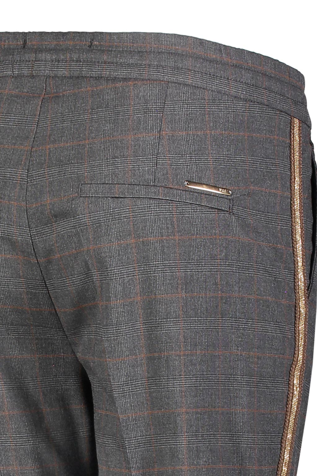 MAC EASY Jogpants - Ember Slate Check - 2119-02-0448L-081K von MAC