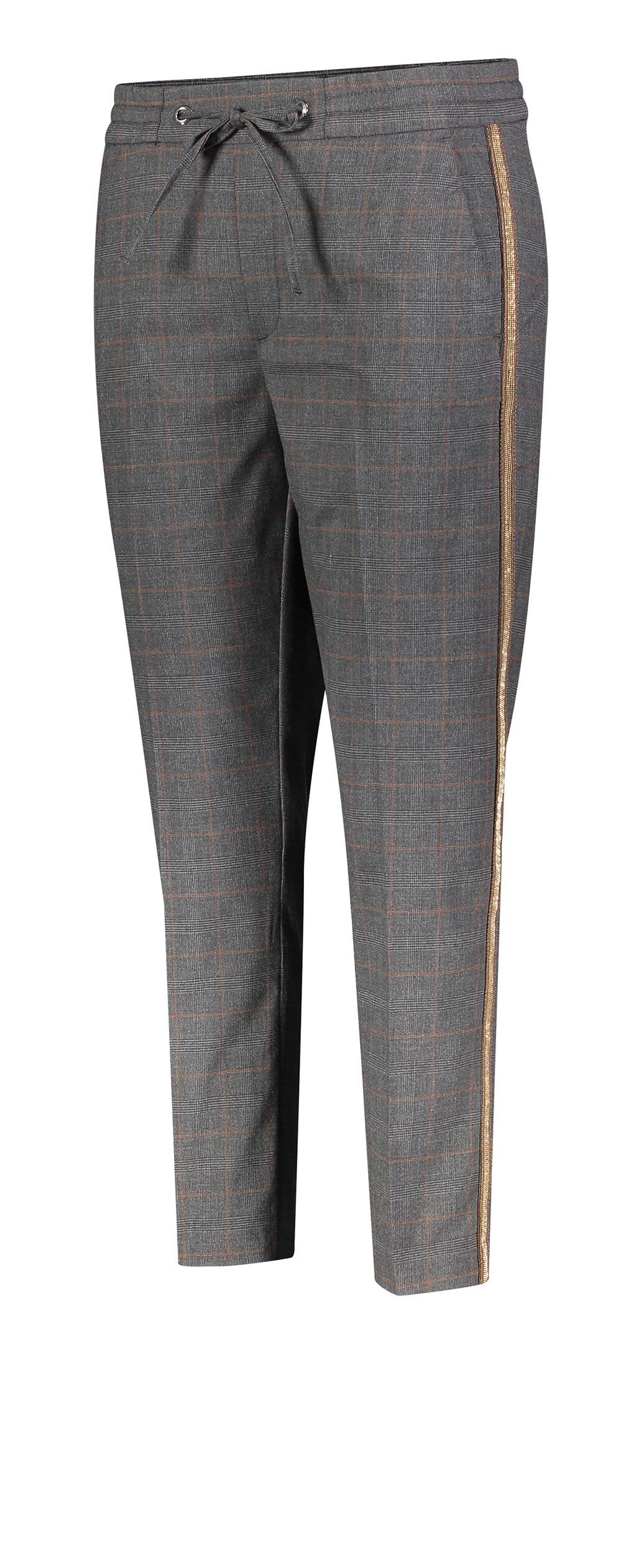 MAC EASY Jogpants - Ember Slate Check - 2119-02-0448L-081K von MAC