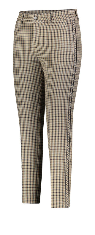 MAC CHINO Chinohose - Sandwood Tartan - 2136-01-0188-236K