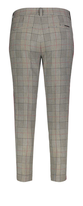MAC CHINO Grey Tartan Mist Chinohose - 2138-02-0188-044K
