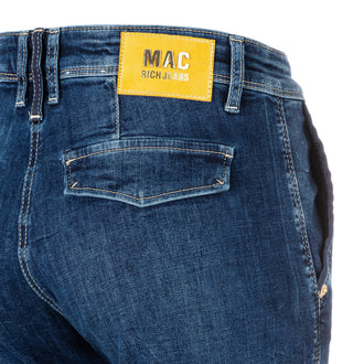 Sac cargo slim MAC RICH bleu foncé, délavage usagé 2377-97-0389L D671