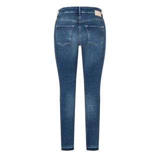 MAC DREAM SKINNY authentique bleu ourlet ouvert 2600-90-0357L D658 - SYLVIE MEIS