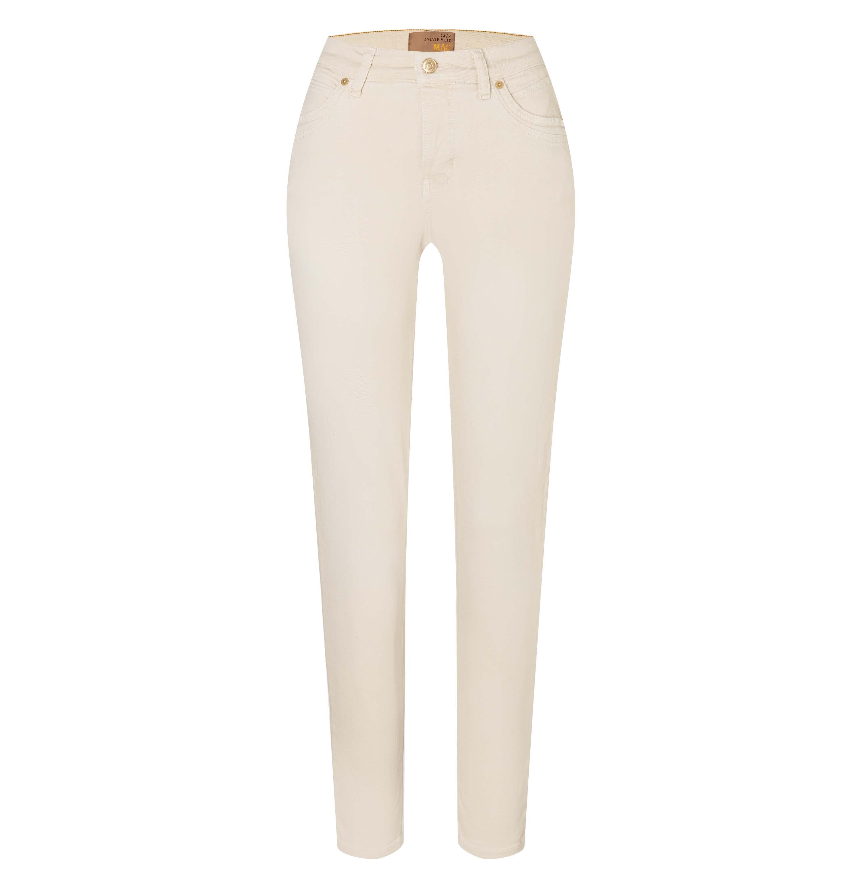 MAC MEL Five Pocket Jeans - Ivory Sand Haze - 2620-00-0389-020W