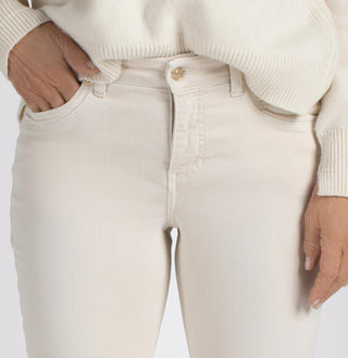 MAC MEL Five Pocket Jeans - Ivory Sand Haze - 2620-00-0389-020W