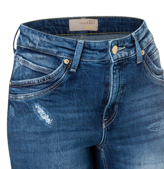 MAC MEL Five Pocket - Coastal Indigo Denim - 2620-90-0389L-D581