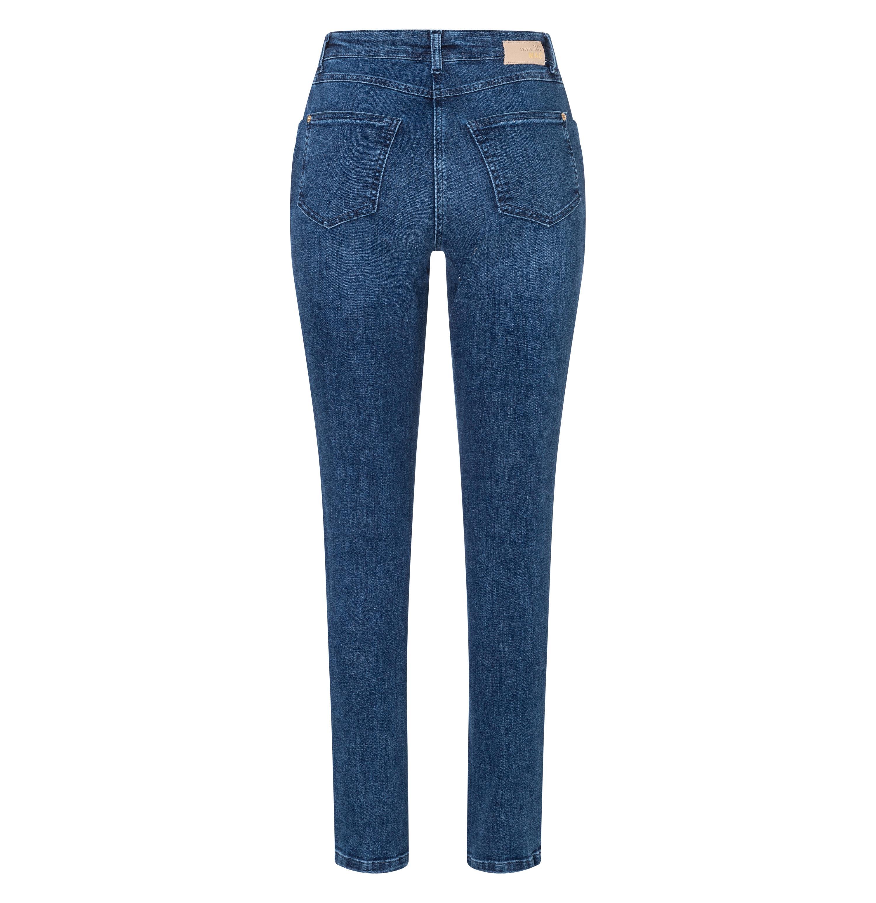 MAC MEL Slim Jeans - Deep Harbor Indigo - 2620-90-0389L-D696
