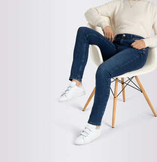 MAC MEL Slim Jeans - Deep Harbor Indigo - 2620-90-0389L-D696