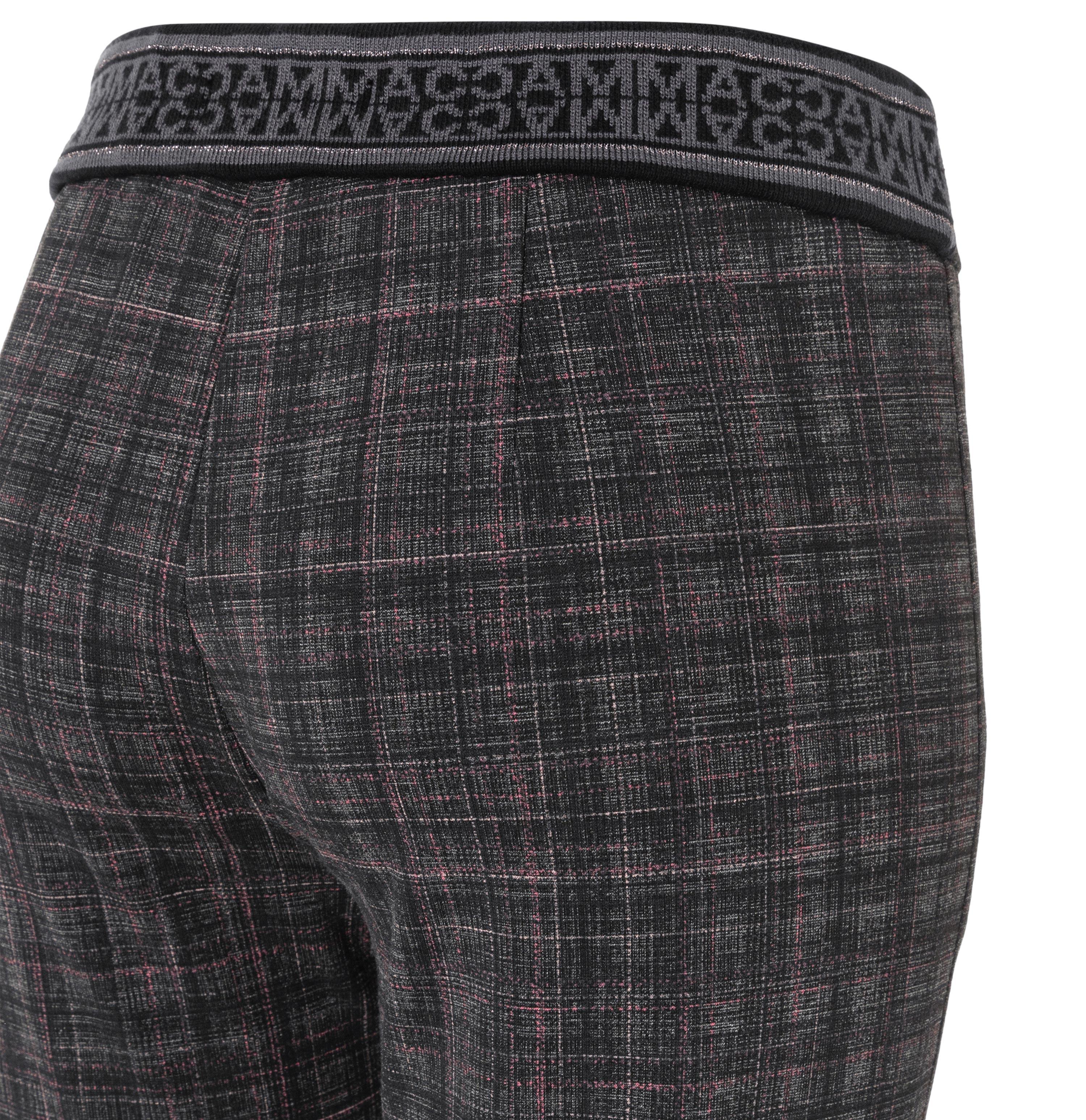 MAC EASY Slim-Jogpants - Velvet Espresso Check - 2710-00-0107-438K von MAC