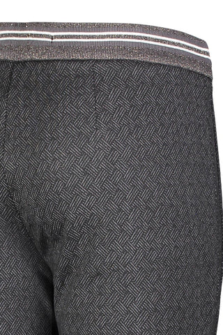 MAC EASY Jogpants - Iron Herringbone Charcoal - 2710-00-0107L-080G
