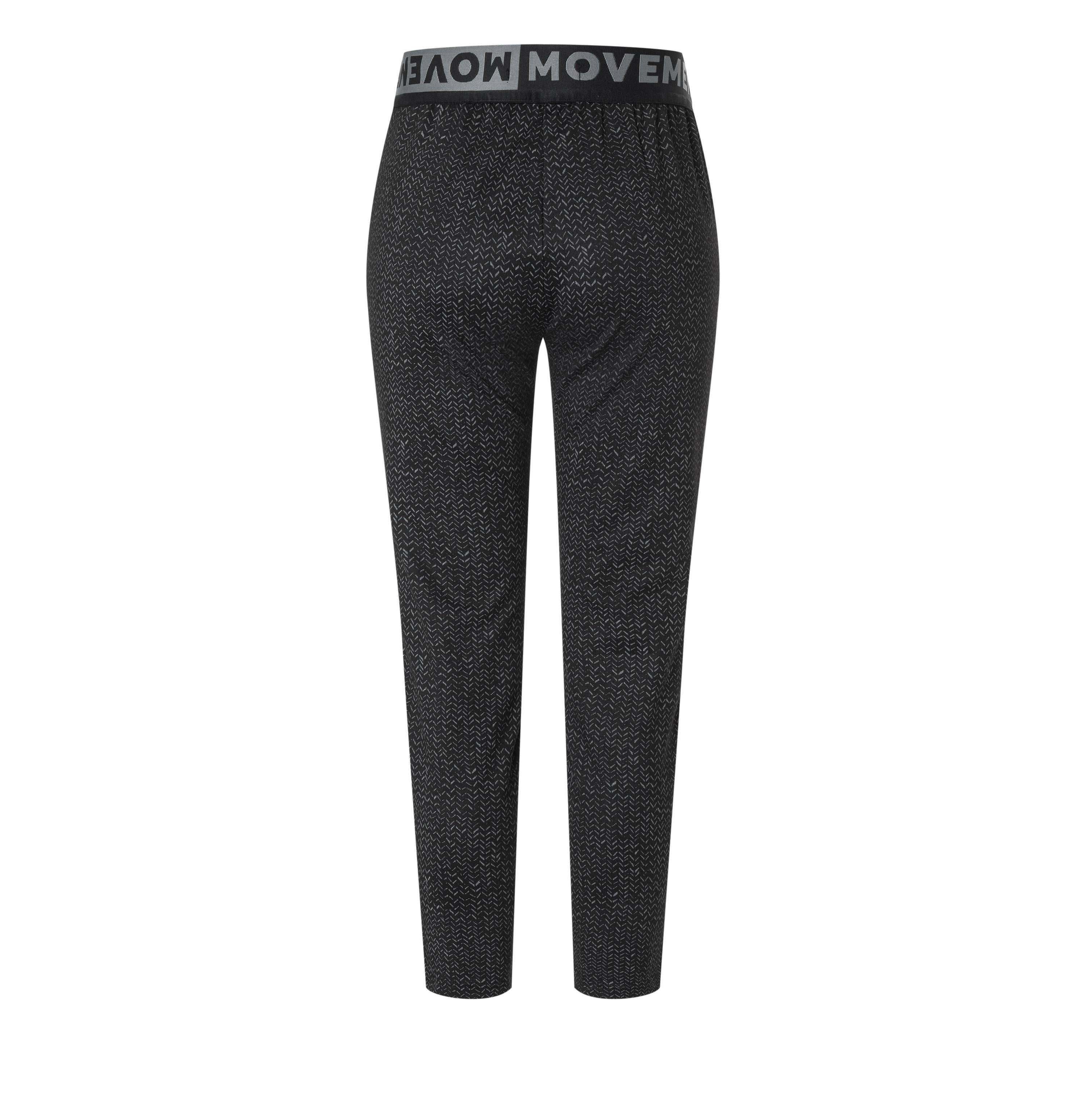MAC EASY Damen Schlupfhose - Midnight Herringbone Grey - 2710-00-0107L-966B