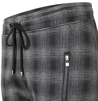 MAC FUTURE Jogpants - Noir Grid Smoke - 2741-00-0172L-955K